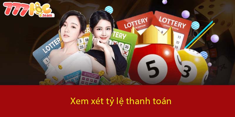 Xem xét tỷ lệ thanh toán